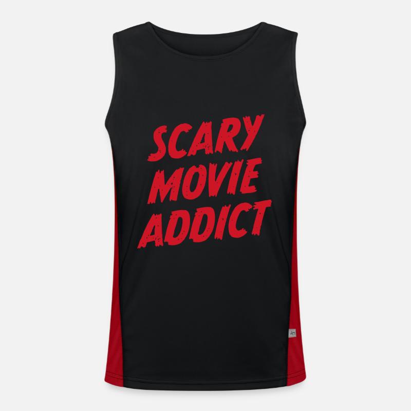 Scary Movie Addict Men's Functional Contrast Tank Top 