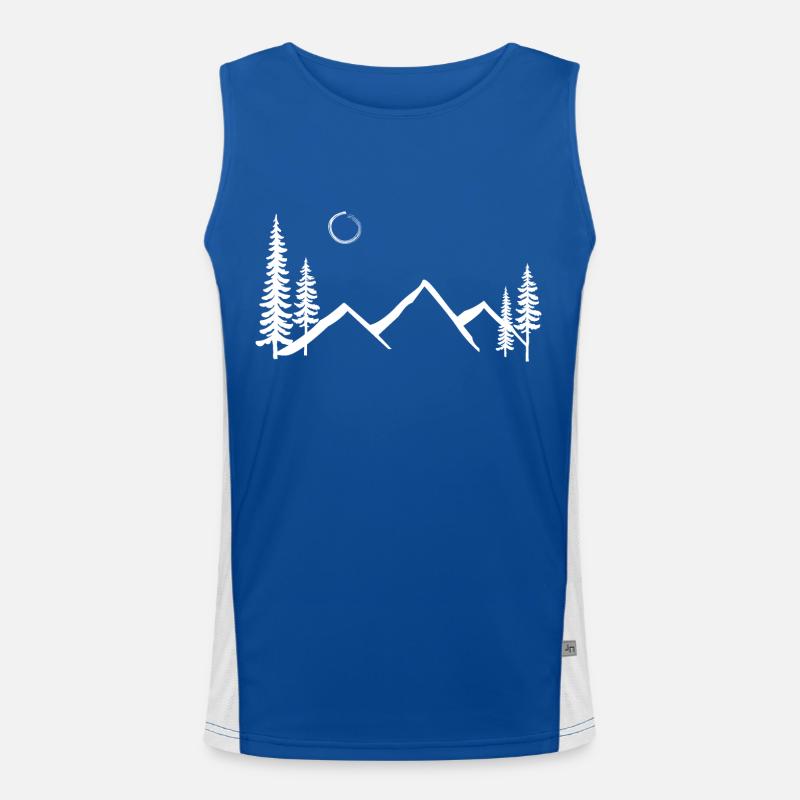 Go out and Explore Men's Functional Contrast Tank Top 