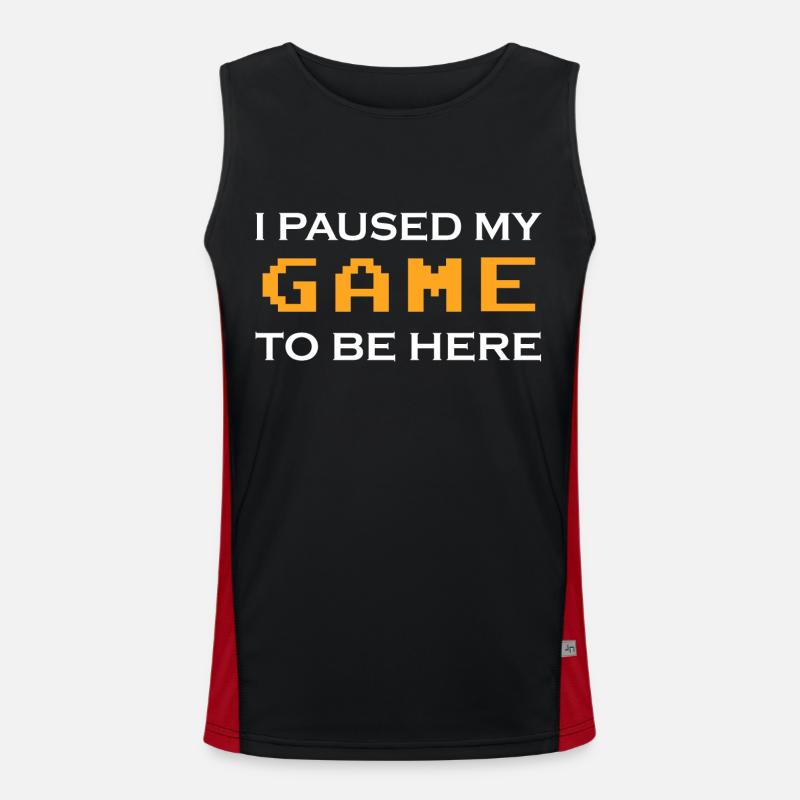 Game Gaming PC Funktionelles Kontrast-Tank Top für Männer 