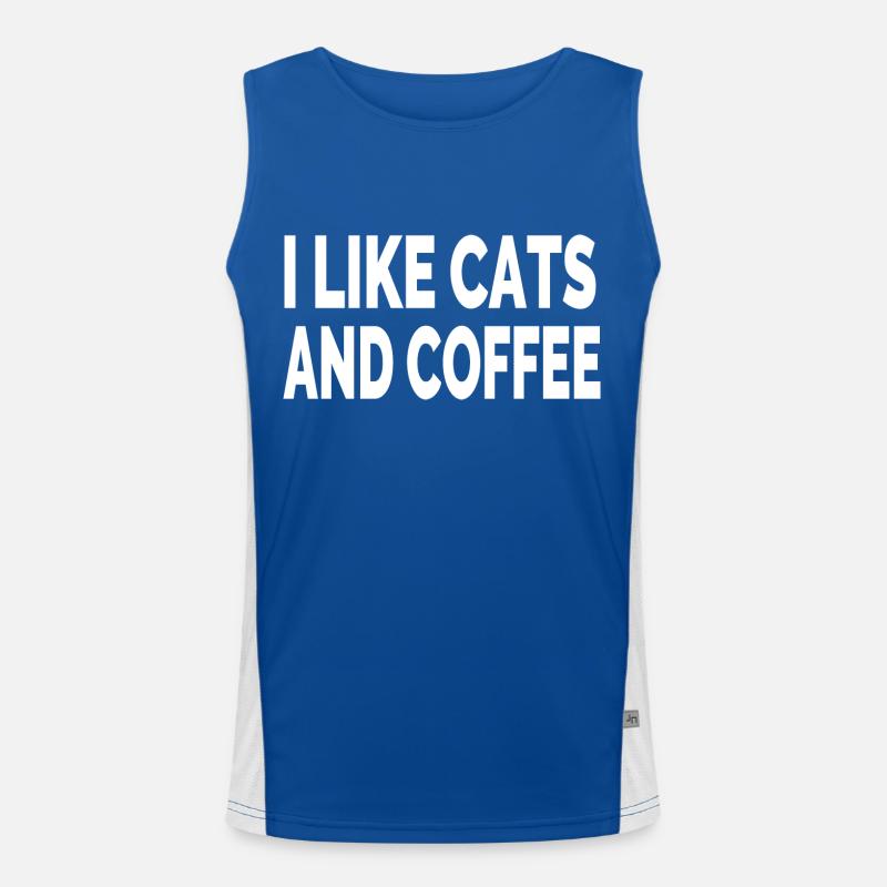 Feline Men's Functional Contrast Tank Top 