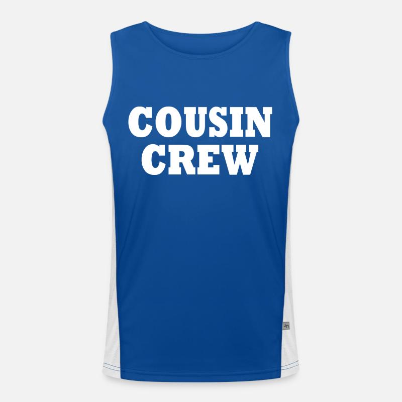 cousin crew Débardeur respirant contrasté Homme 