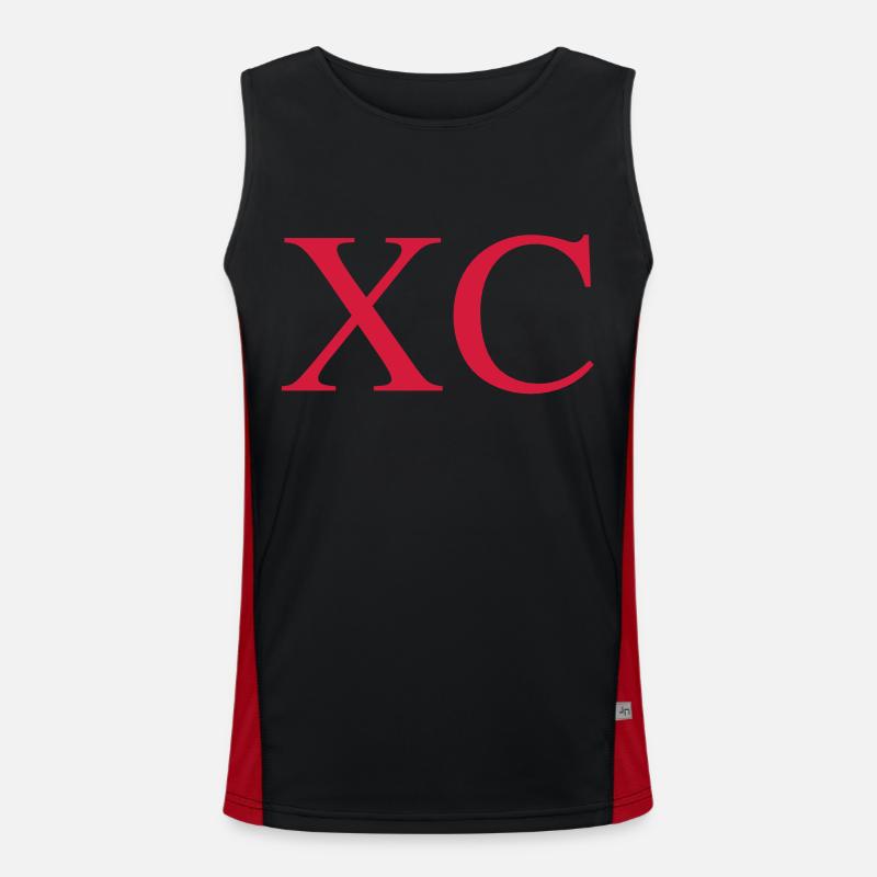 90 Funktionelles Kontrast-Tank Top für Männer 