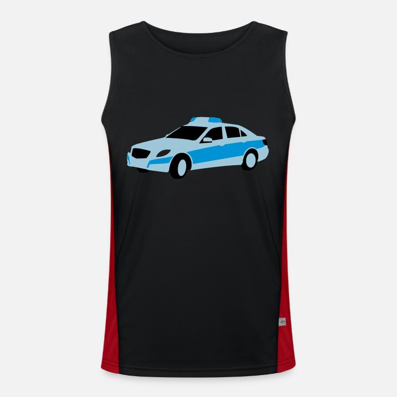 polizei Funktionelles Kontrast-Tank Top für Männer 
