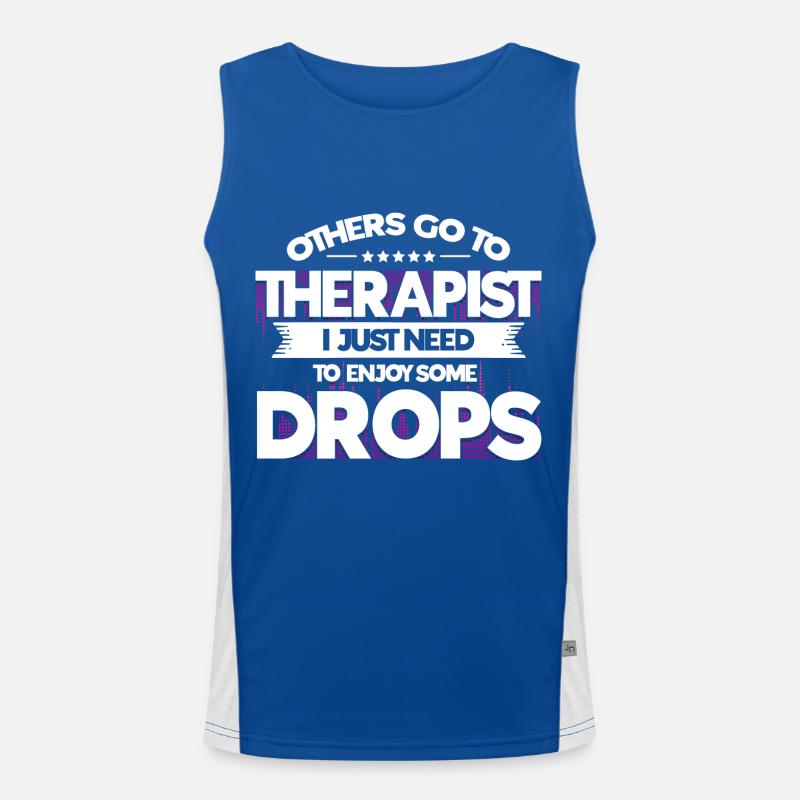 Rave Raver Dubstep Gift Men's Functional Contrast Tank Top 