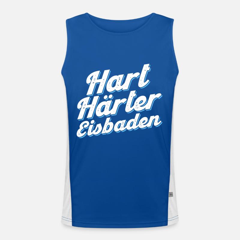 Eisbader Eisschwimmen Eisbaden Funktionelles Kontrast-Tank Top für Männer 