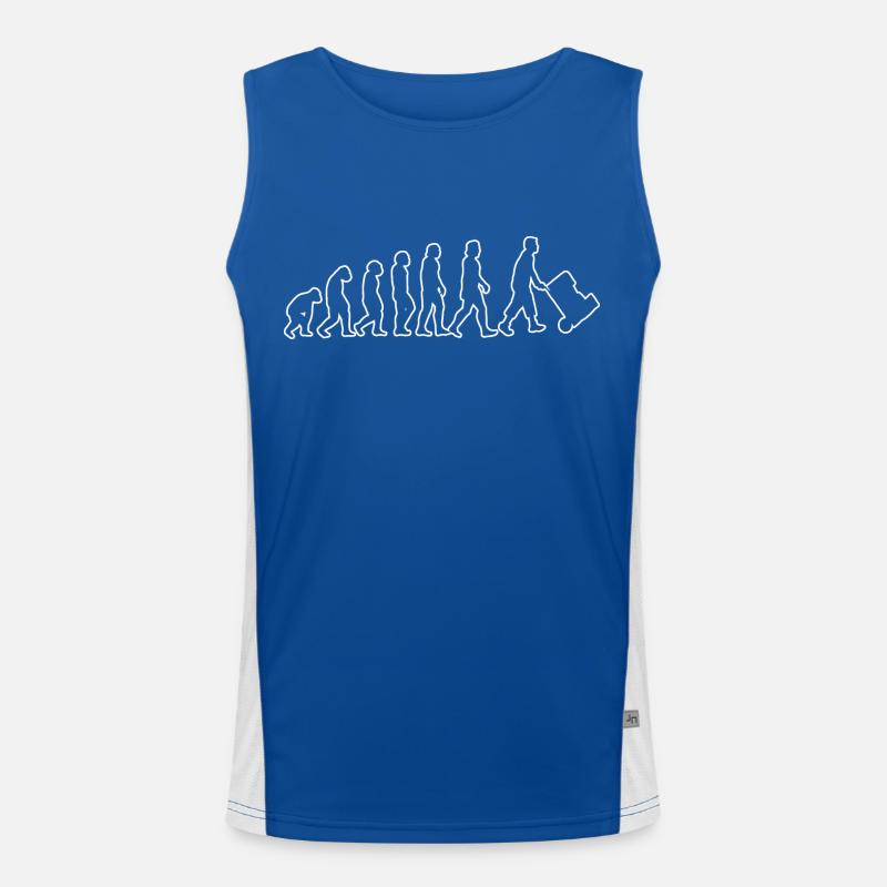 Lagerarbeiter Lagerlogistik Evolution Logistik Funktionelles Kontrast-Tank Top für Männer 