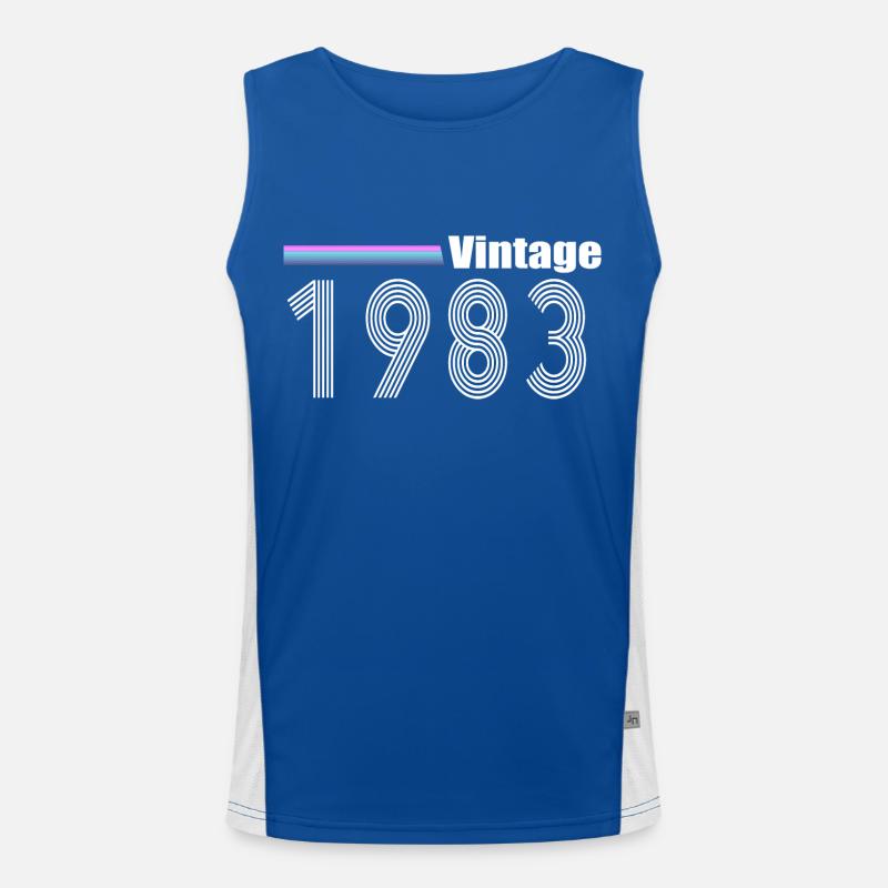 Millésime 1983 Débardeur respirant contrasté Homme 