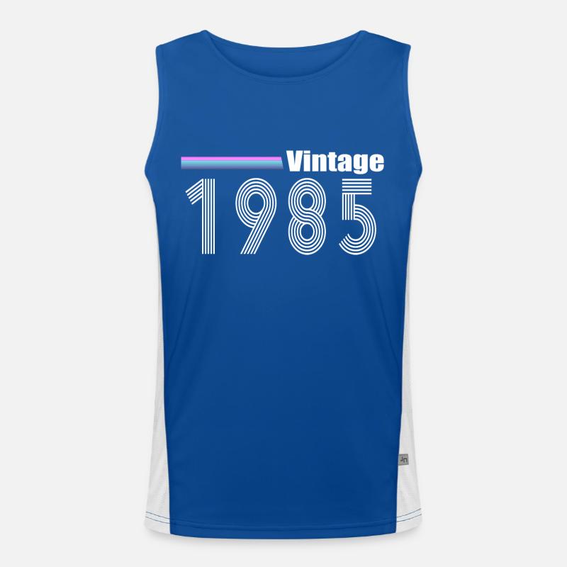 1985 Funktionelles Kontrast-Tank Top für Männer 