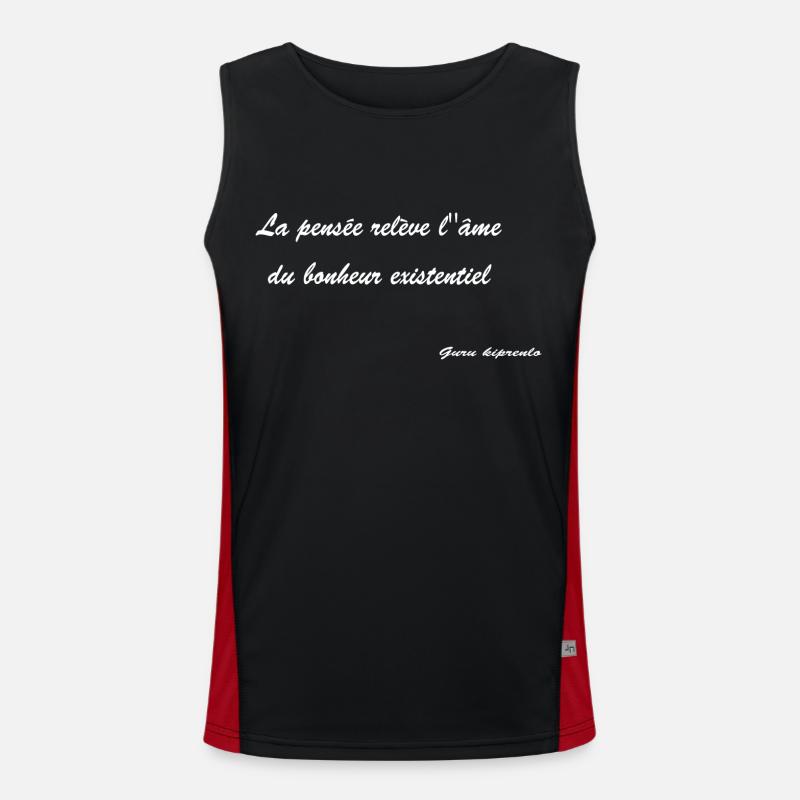 phrase kipprenlo1 Débardeur respirant contrasté Homme 