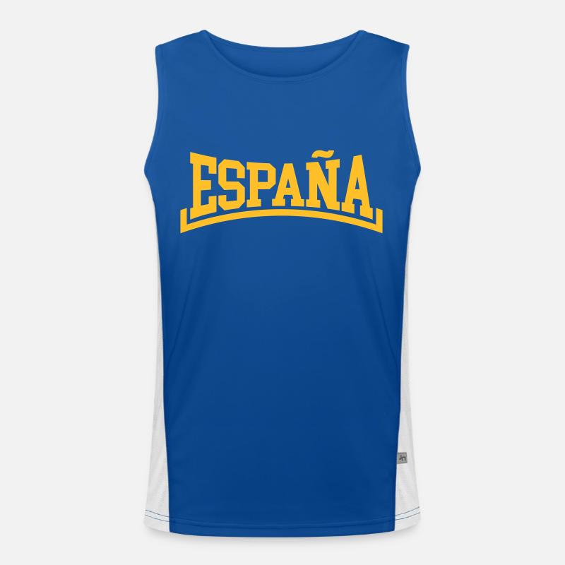 Spain Men's Functional Contrast Tank Top 