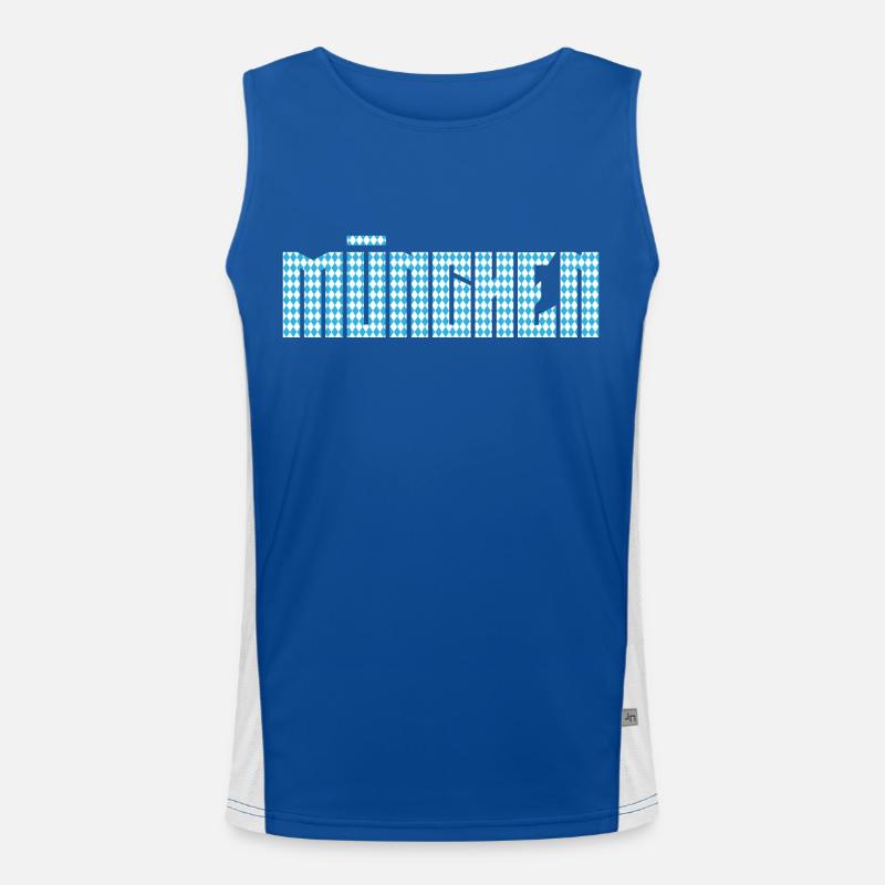 Mon Munich Débardeur respirant contrasté Homme 