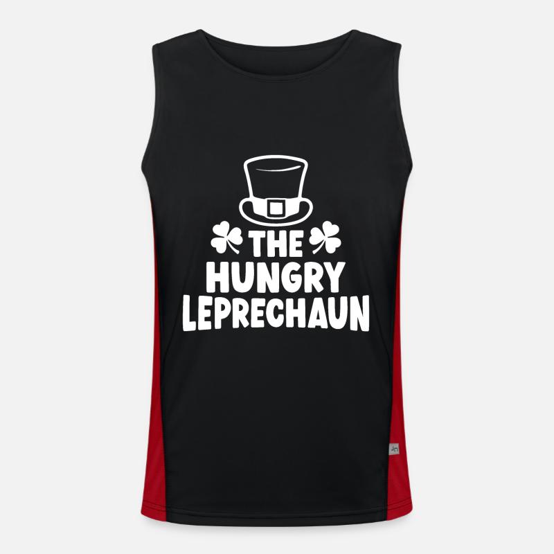 Der hungrige Kobold Funktionelles Kontrast-Tank Top für Männer 