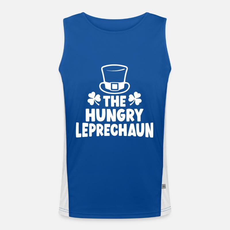 Der hungrige Kobold Funktionelles Kontrast-Tank Top für Männer 