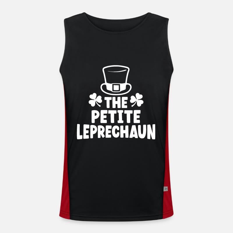 Der zierliche Kobold Funktionelles Kontrast-Tank Top für Männer 