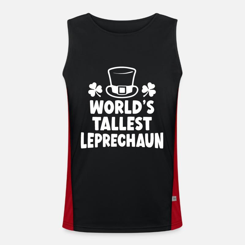 Der größte Kobold der Welt Funktionelles Kontrast-Tank Top für Männer 