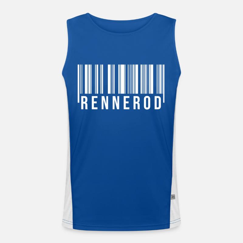 Rennerod Westerwald Funktionelles Kontrast-Tank Top für Männer 