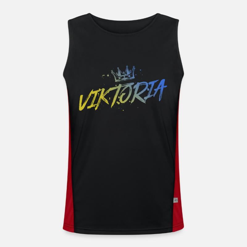 Viktoria Funktionelles Kontrast-Tank Top für Männer 