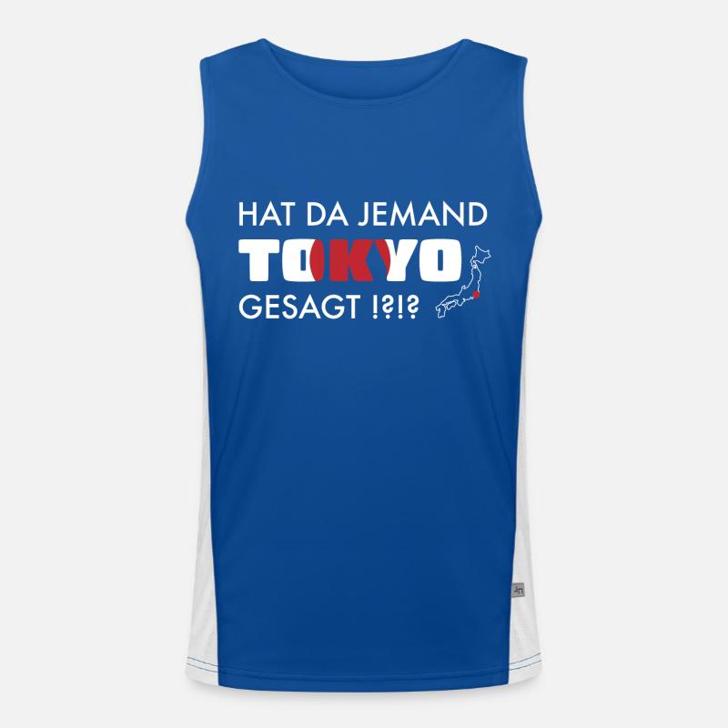 Hat da Jemand Tokyo gesagt!? Funktionelles Kontrast-Tank Top für Männer 