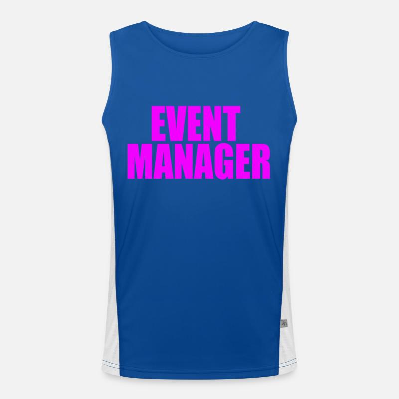 EVENT MANAGER Men's Functional Contrast Tank Top 