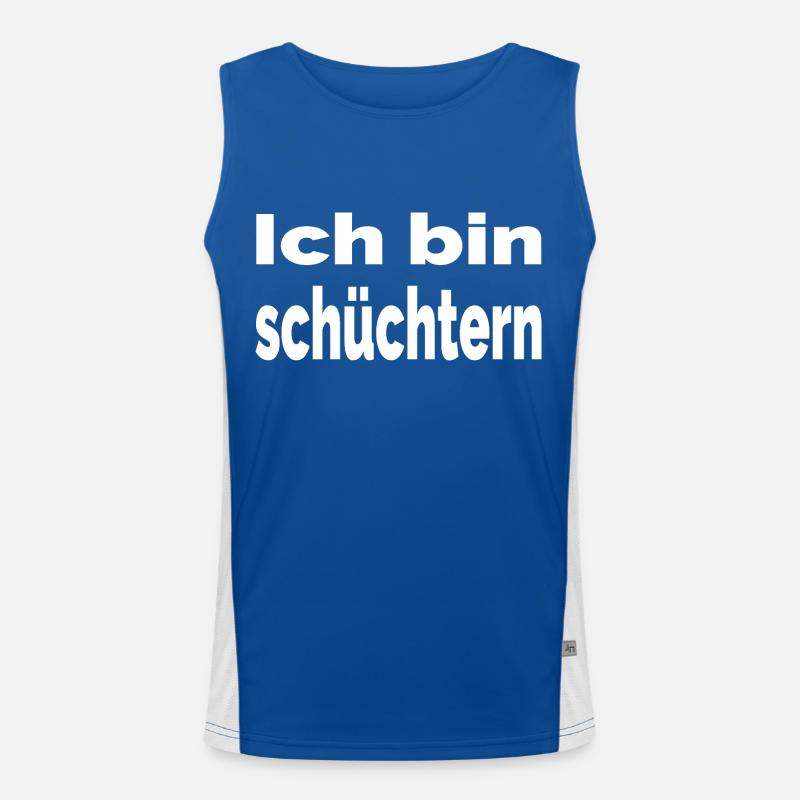 Schüchtern Funktionelles Kontrast-Tank Top für Männer 