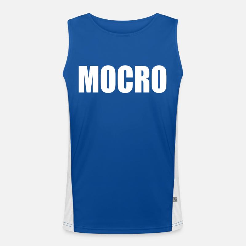Mocro Funktionelles Kontrast-Tank Top für Männer 
