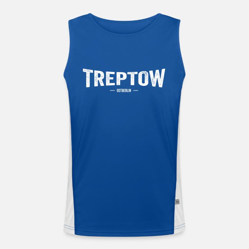 Treptow Ostberlin Funktionelles Kontrast-Tank Top für Männer 
