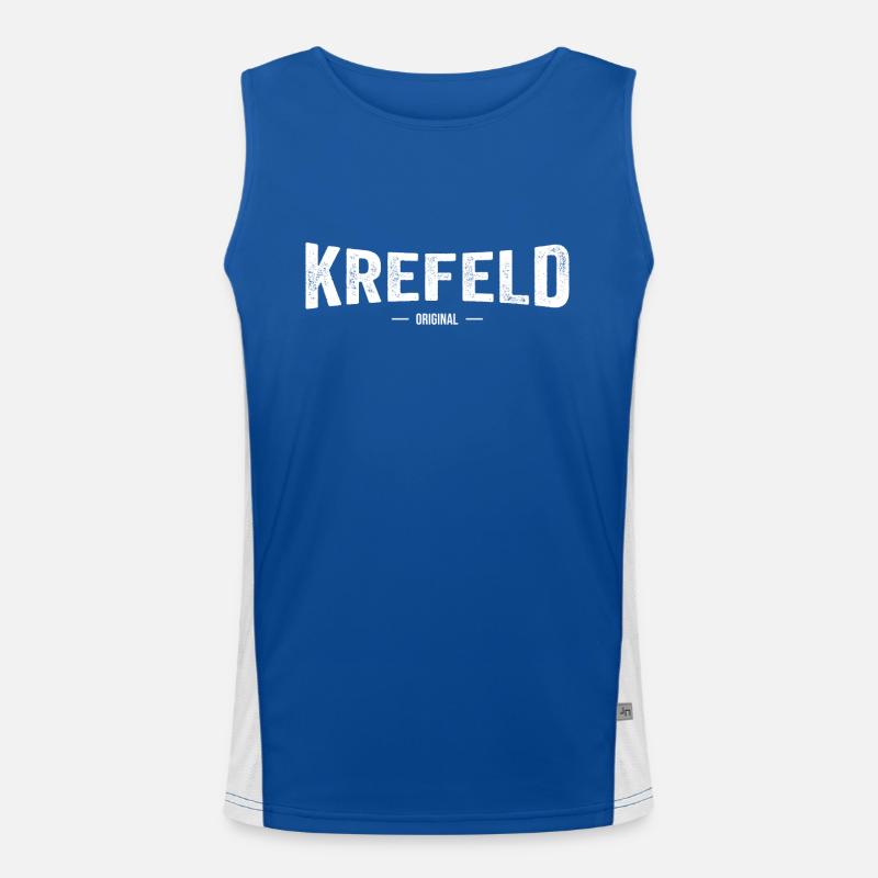 Krefeld Original Funktionelles Kontrast-Tank Top für Männer 