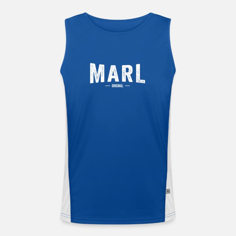 Marl Original Funktionelles Kontrast-Tank Top für Männer 