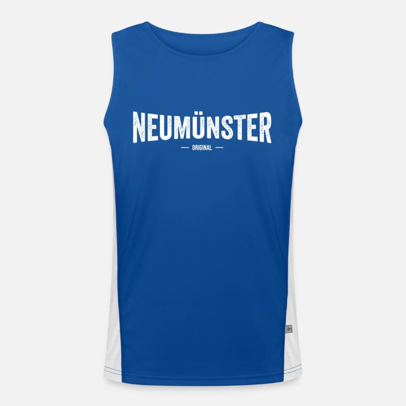 Neumünster Original Funktionelles Kontrast-Tank Top für Männer 