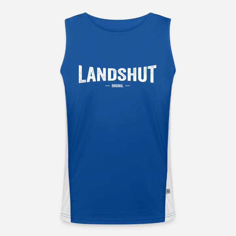 Landshut Original Funktionelles Kontrast-Tank Top für Männer 
