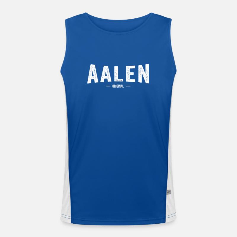 Aalen Original Funktionelles Kontrast-Tank Top für Männer 
