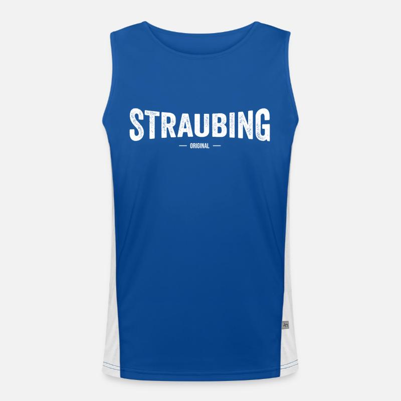 Straubing Original Funktionelles Kontrast-Tank Top für Männer 