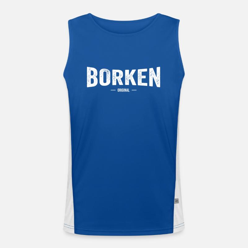 Borken Original Funktionelles Kontrast-Tank Top für Männer 