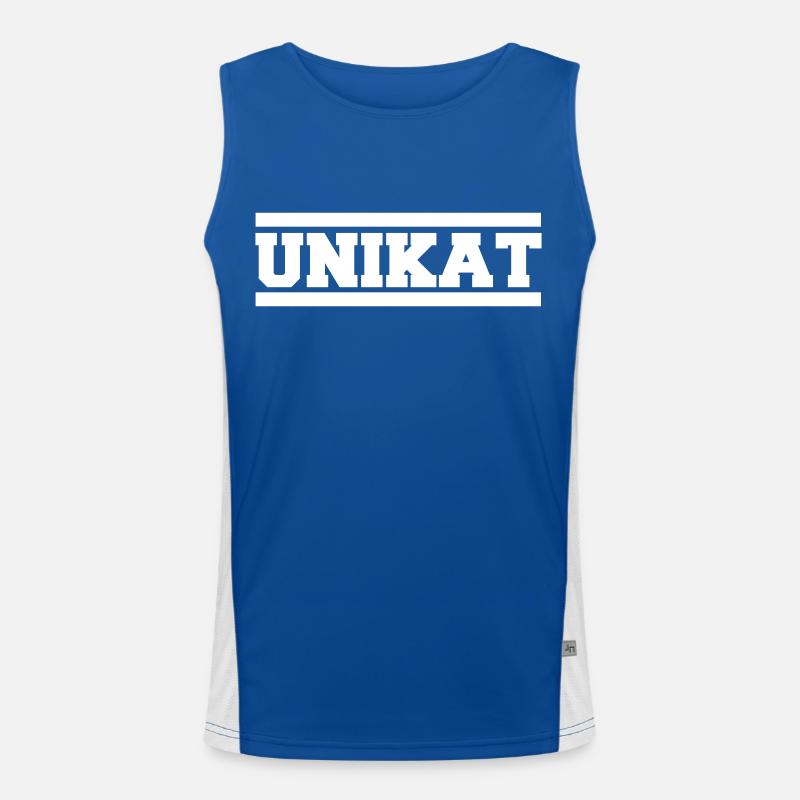 Unique Men's Functional Contrast Tank Top 