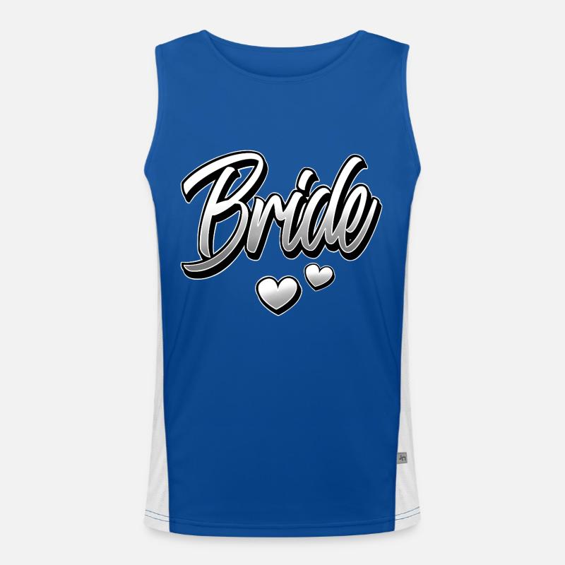 Braut Funktionelles Kontrast-Tank Top für Männer 