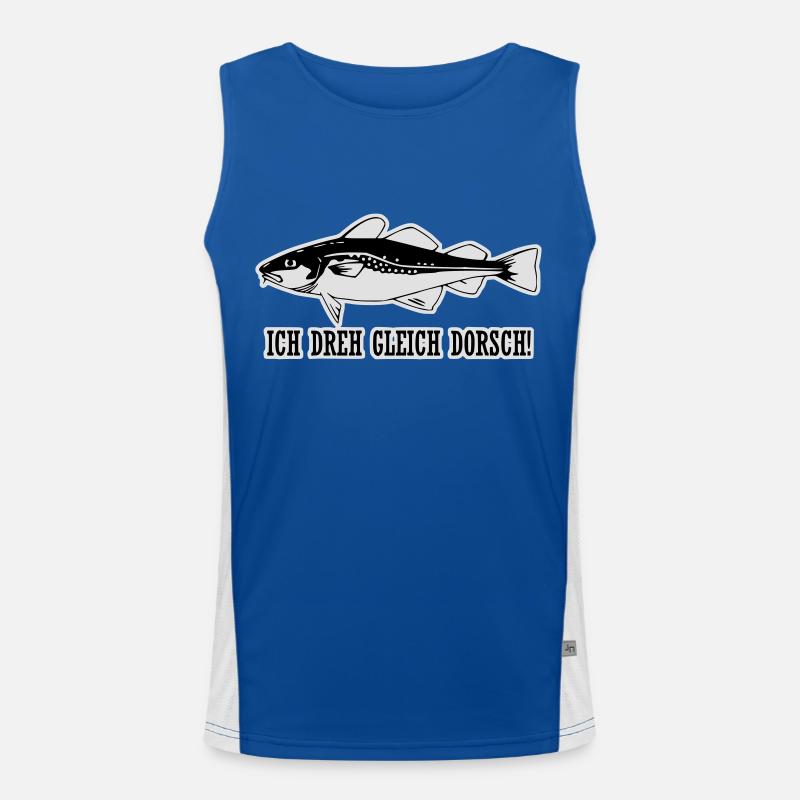 I turn equal to cod! Men's Functional Contrast Tank Top 