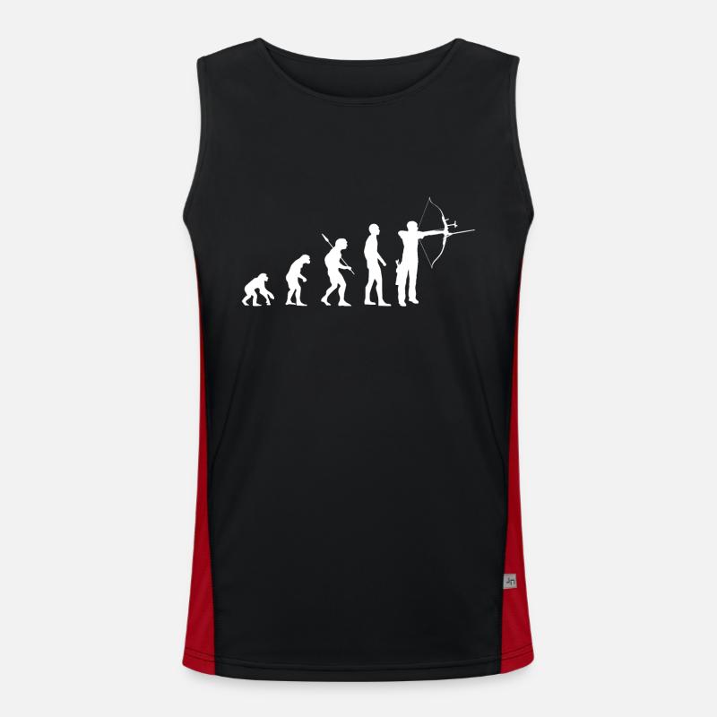 T-shirt de tir à l’arc evolution pour archers Débardeur respirant contrasté Homme 