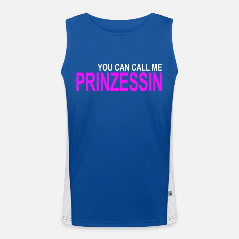 Call me Princess Men's Functional Contrast Tank Top 