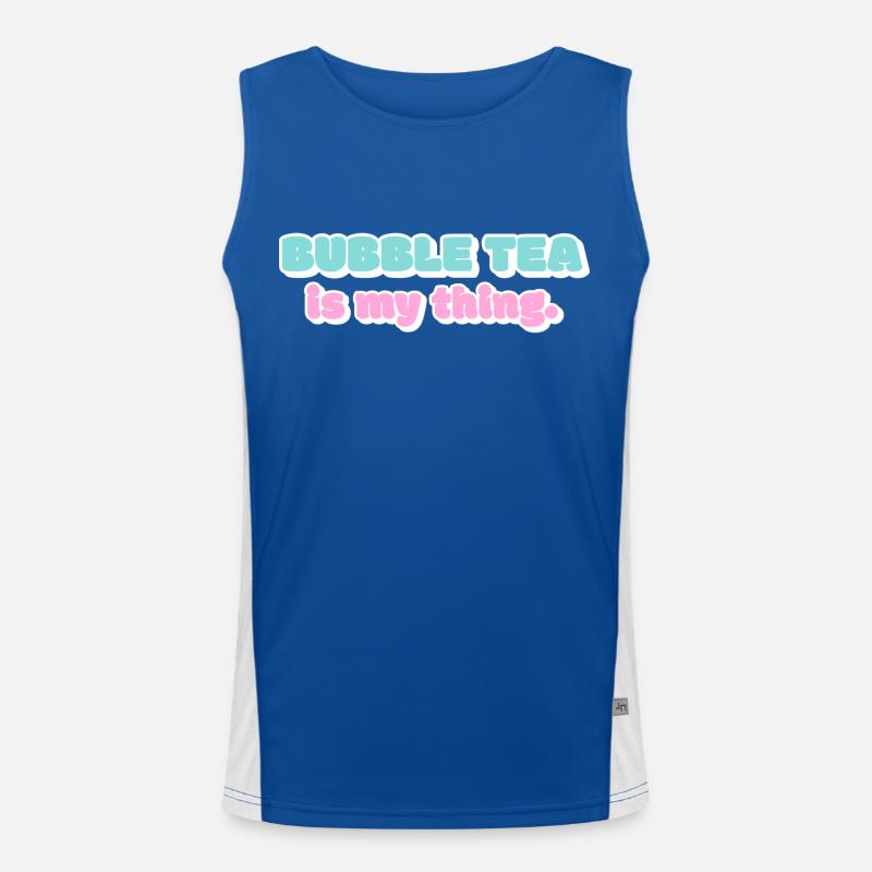 Mein Ding Funktionelles Kontrast-Tank Top für Männer 