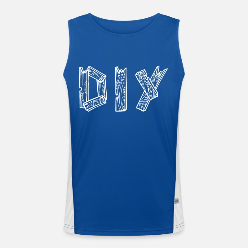DIY - do it yourself Men's Functional Contrast Tank Top 
