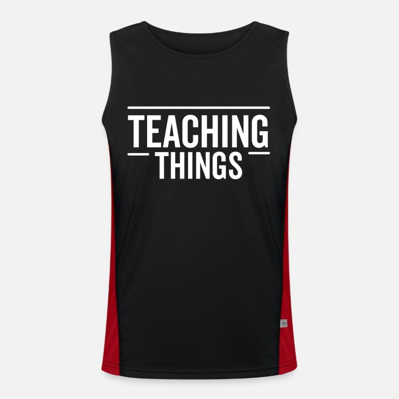 Teaching Things Men's Functional Contrast Tank Top 