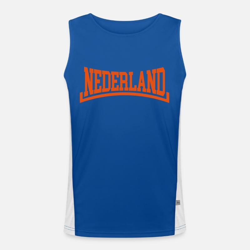 Netherlands Men's Functional Contrast Tank Top 
