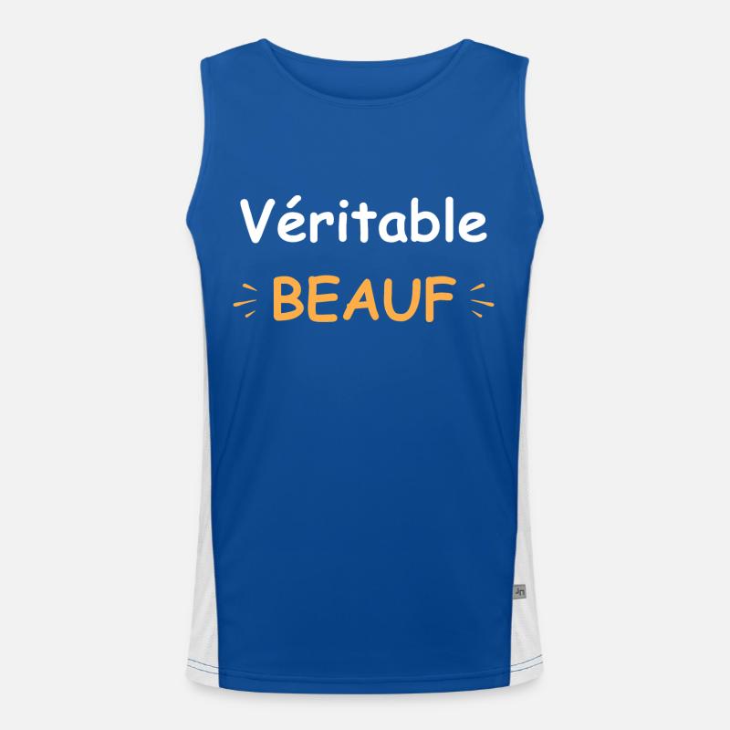 Véritable beauf Débardeur respirant contrasté Homme 