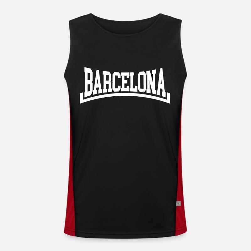 Barcelone Débardeur respirant contrasté Homme 