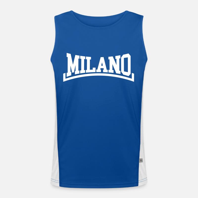 Mailand Funktionelles Kontrast-Tank Top für Männer 