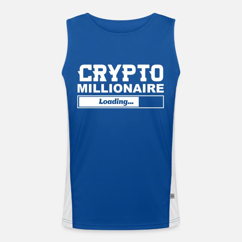 The Crypto Millionaire loading Men's Functional Contrast Tank Top 