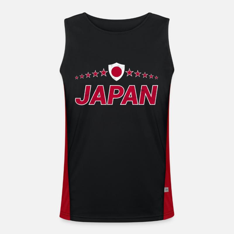Japan Funktionelles Kontrast-Tank Top für Männer 