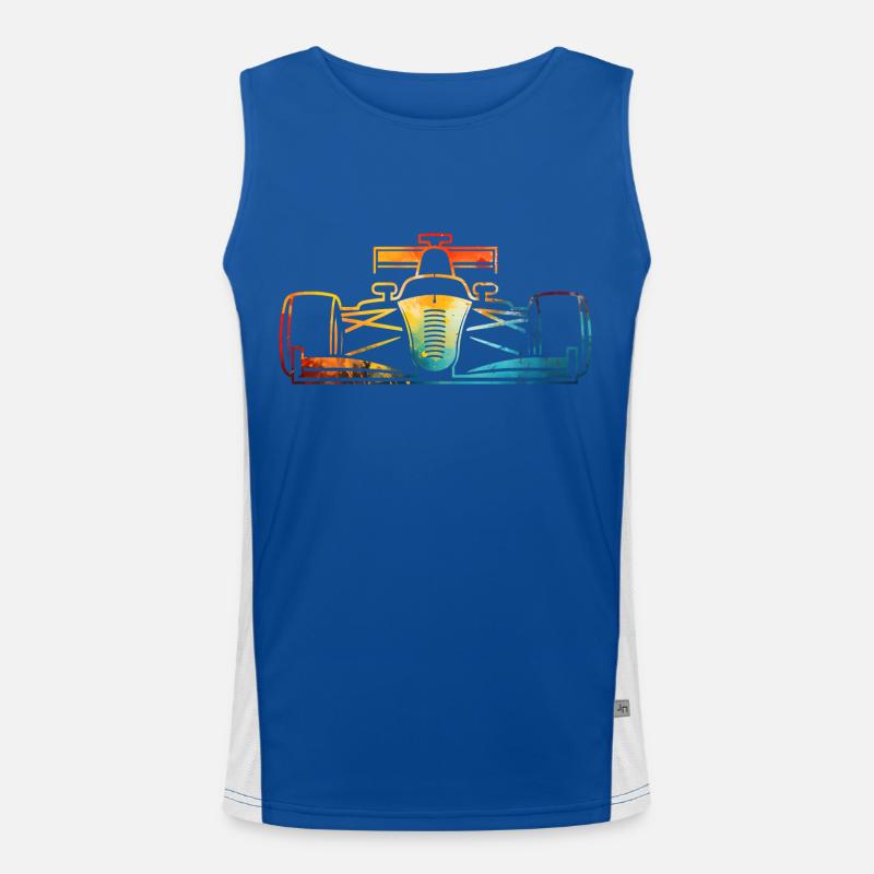 Voiture de course Débardeur respirant contrasté Homme 