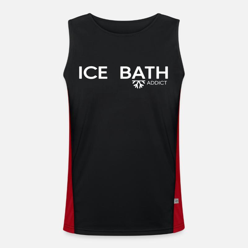 Bains de glace, bain de glace, nageurs d’hiver robustes Débardeur respirant contrasté Homme 
