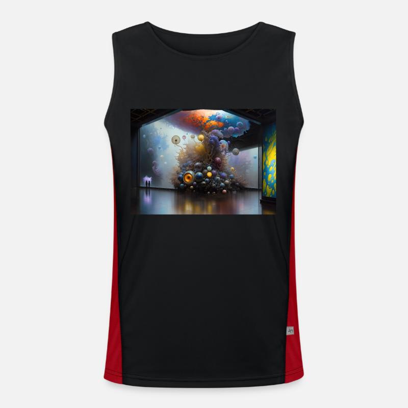 Reise in Actarus #19 Funktionelles Kontrast-Tank Top für Männer 